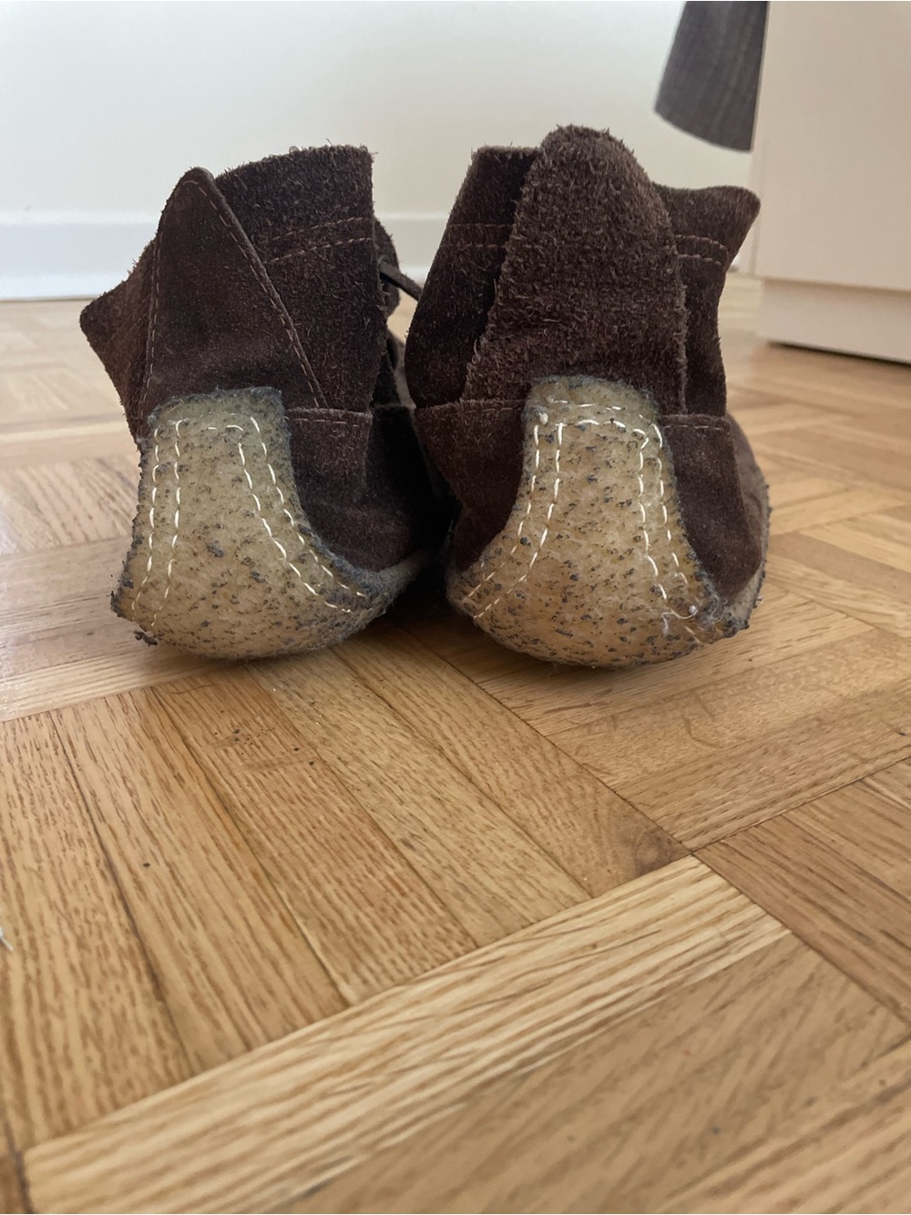 Men's Brown Suede mocassins - Picture 3 of 5